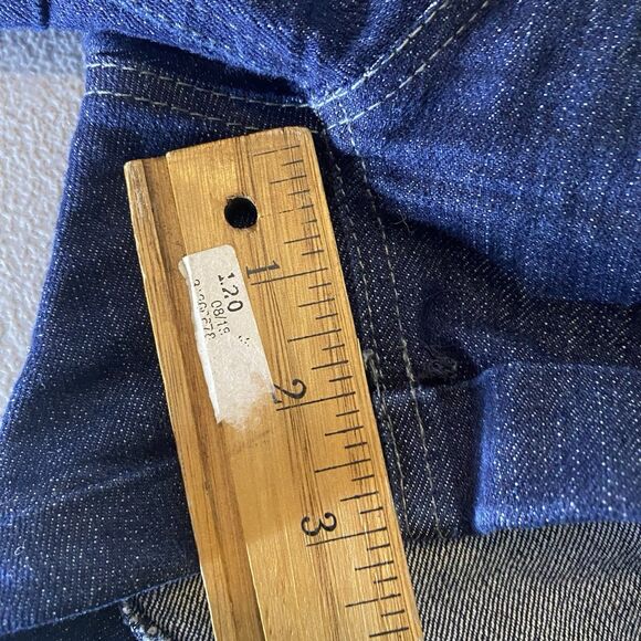 KO KO AILIS Romper Denim Halter Button Front Stretch Cuffed Retro Womens 14 Blue - Picture 10 of 11